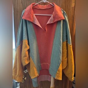 NWOT Women”s Free People Oversized Sweatshirt Size Large